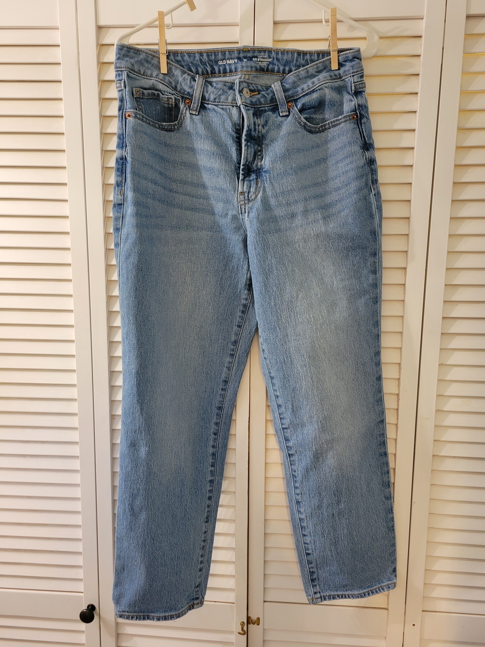 Old Navy Light Blue Straight Leg Jeans